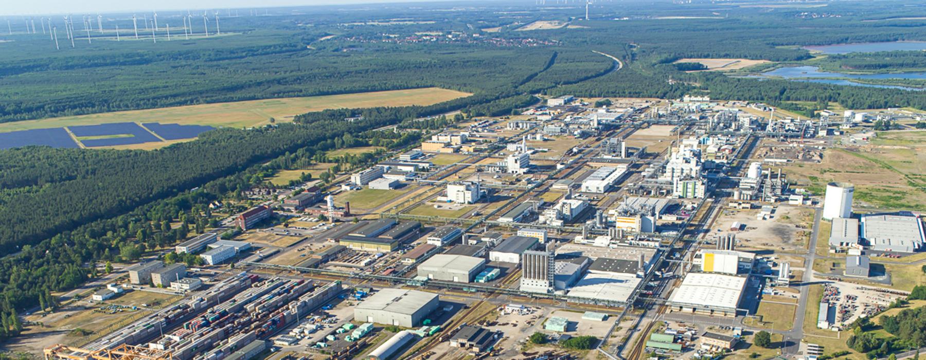 Zdjęcie z lotu ptaka - BASF Schwarzheide